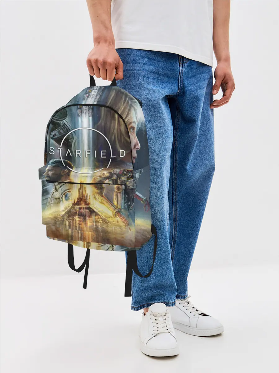 Рюкзак джинсовый / Starfield Обложка
