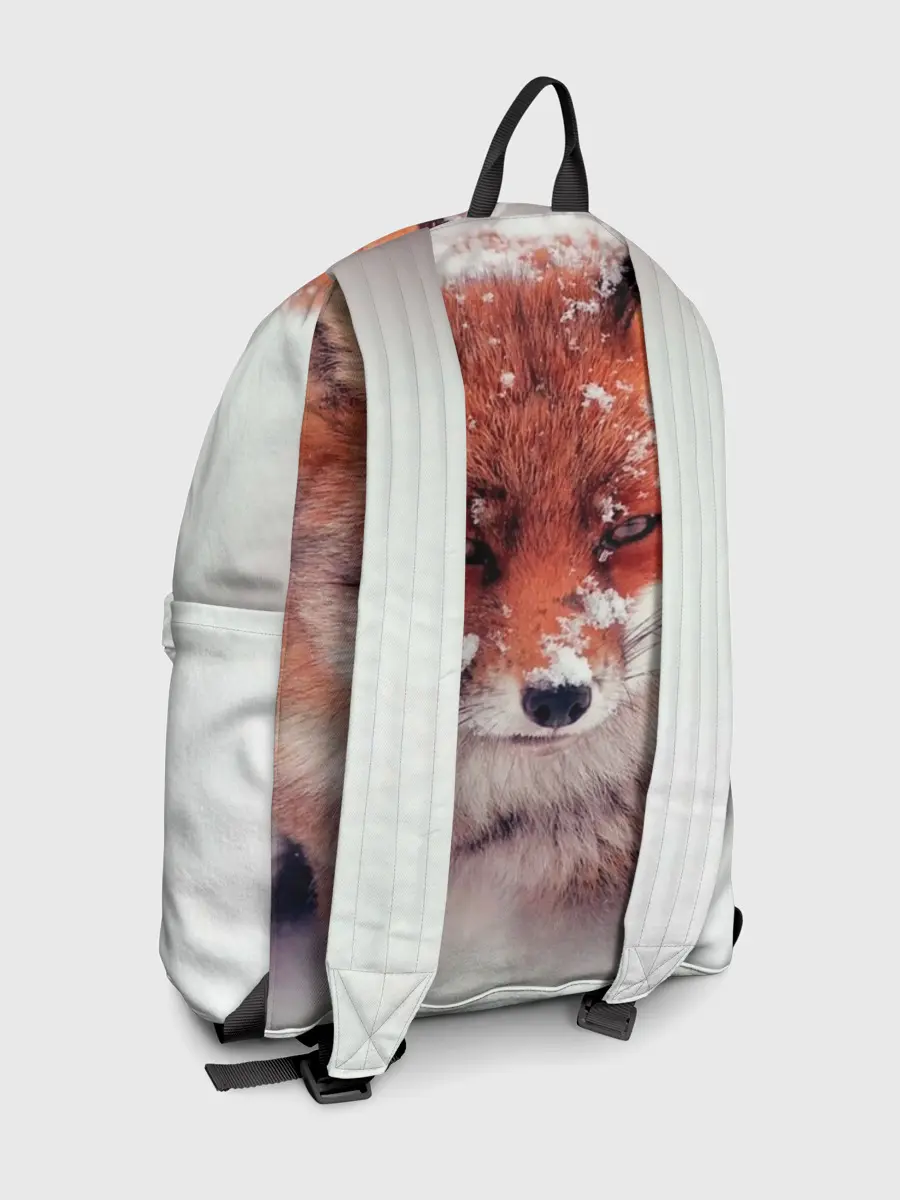 Рюкзак джинсовый / Лисица и снег