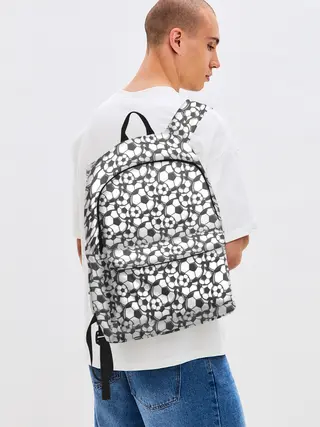 Рюкзак джинсовый / Футбольные Мячи