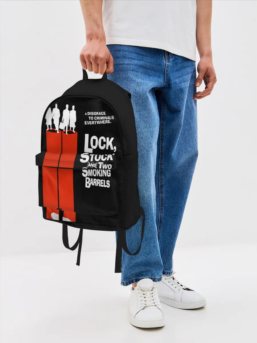 Рюкзак джинсовый / Карты, деньги, два ствола.