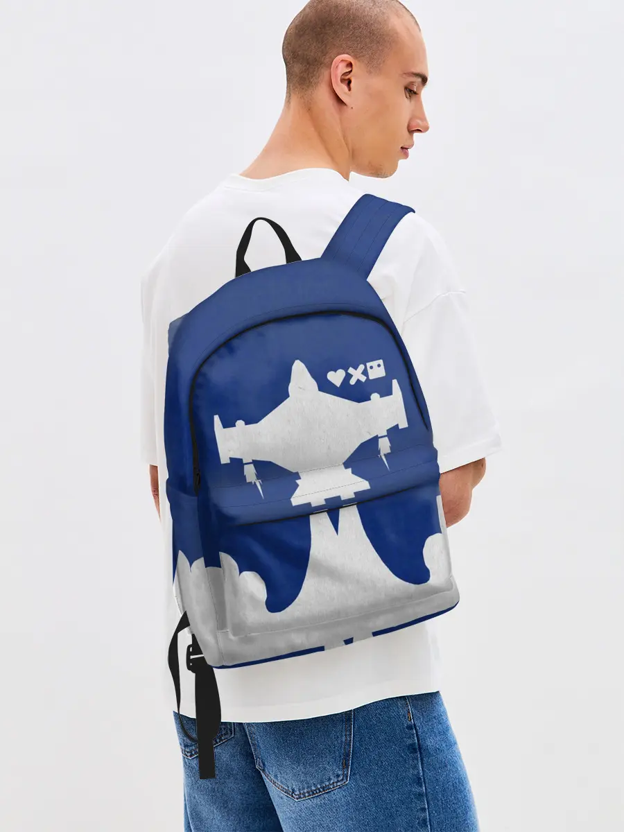 Рюкзак джинсовый / Love Death And Robots. Lucky 13