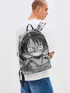 Рюкзак джинсовый / Луфи улыбается one piece