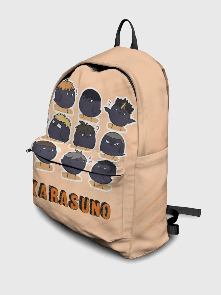 Рюкзак джинсовый / Вороны школы Карасуно Haikyu!!