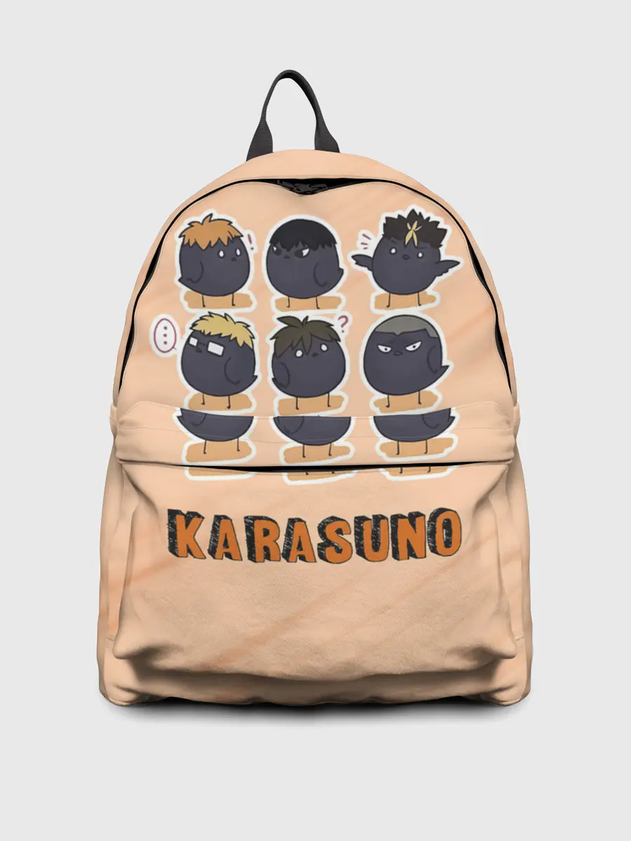 Рюкзак джинсовый / Вороны школы Карасуно Haikyu!!