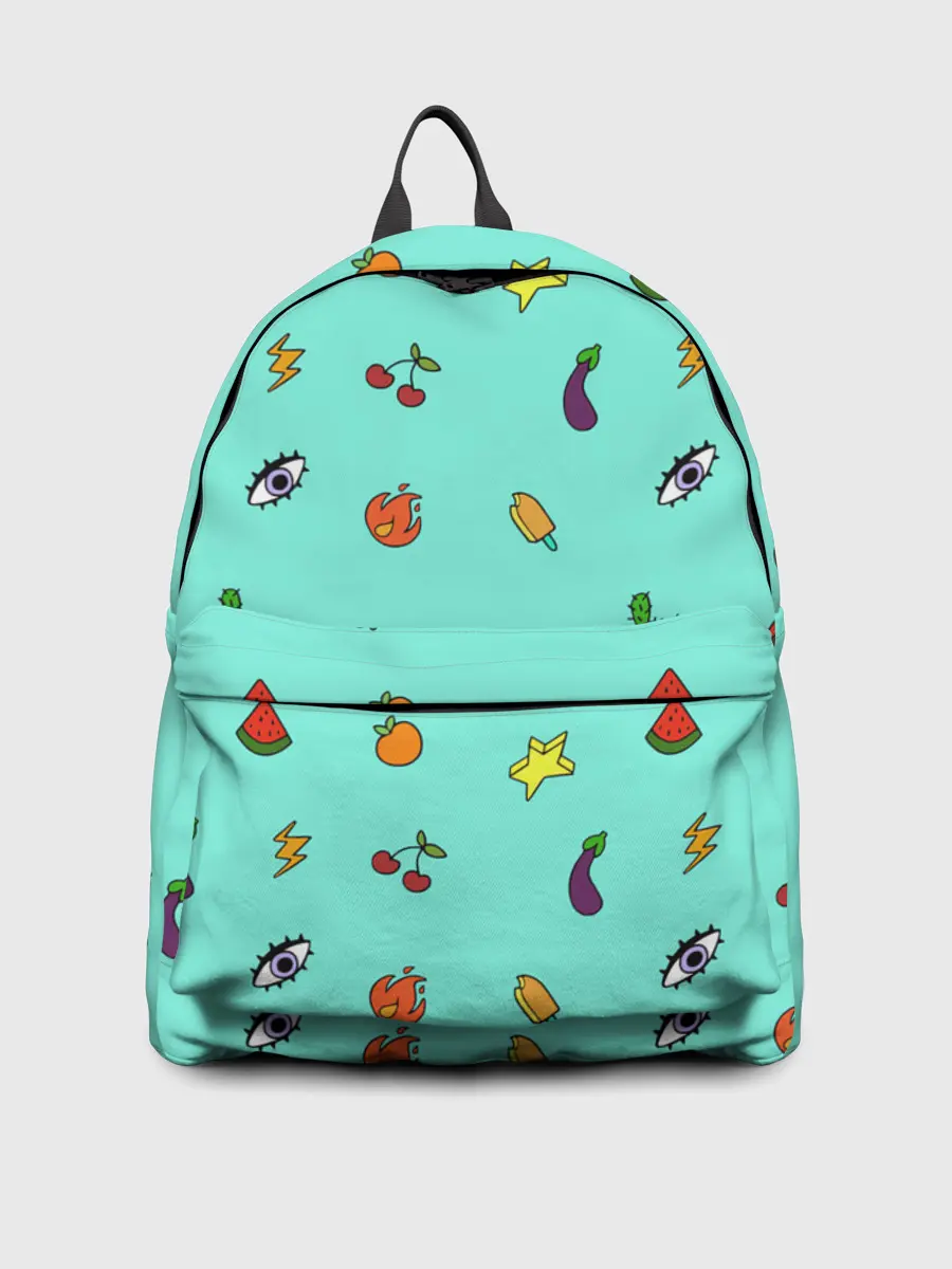 Рюкзак джинсовый / Смайлики - Эмодзи