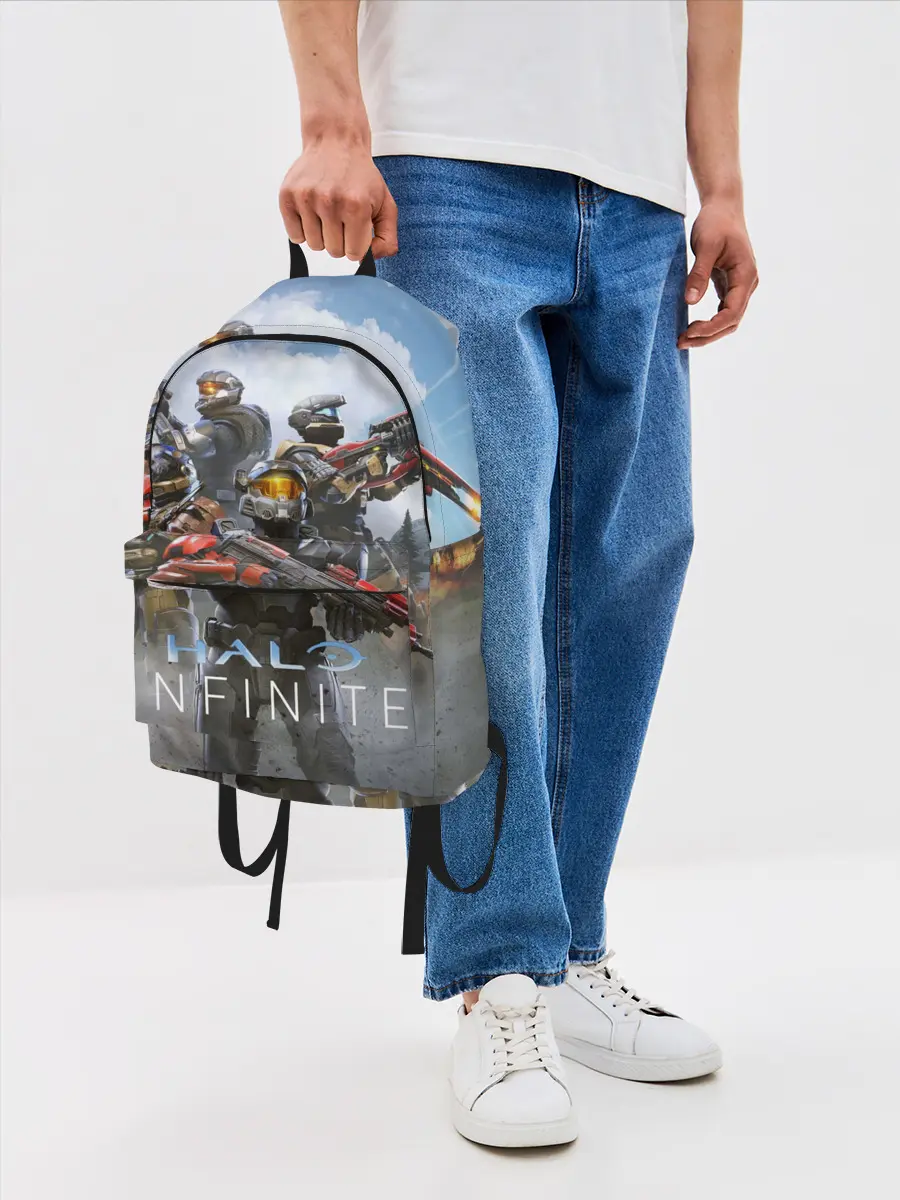 Рюкзак джинсовый / Halo infinite Мультиплеер