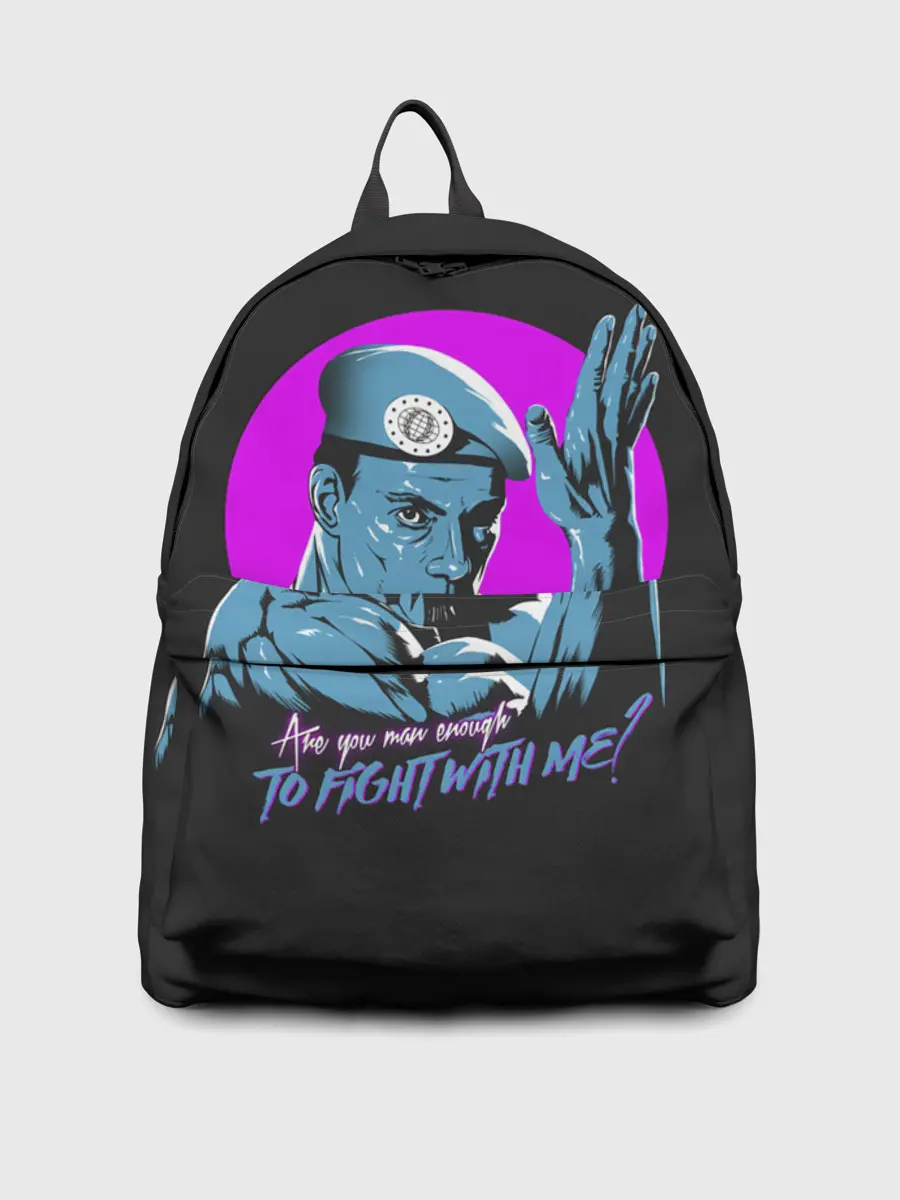 Рюкзак джинсовый / Уличный Ван Дамм