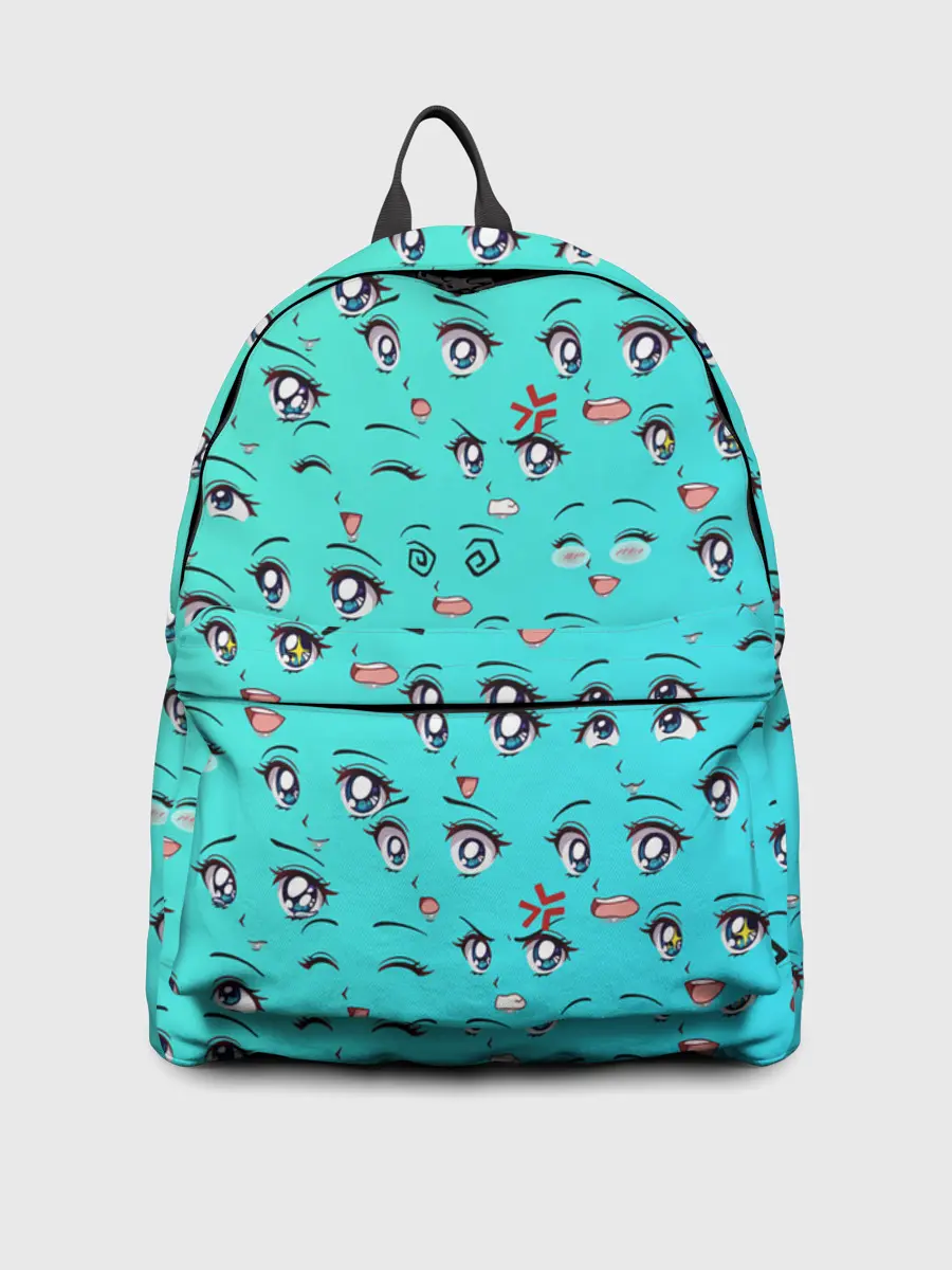 Рюкзак джинсовый / Аниме эмоции