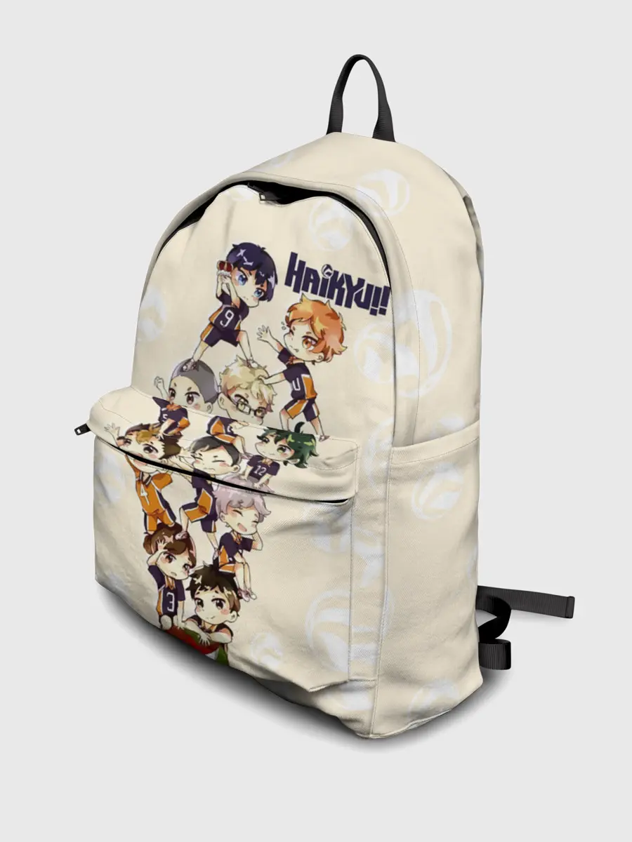 Рюкзак джинсовый / Команда Карасуно | Haikyuu!!