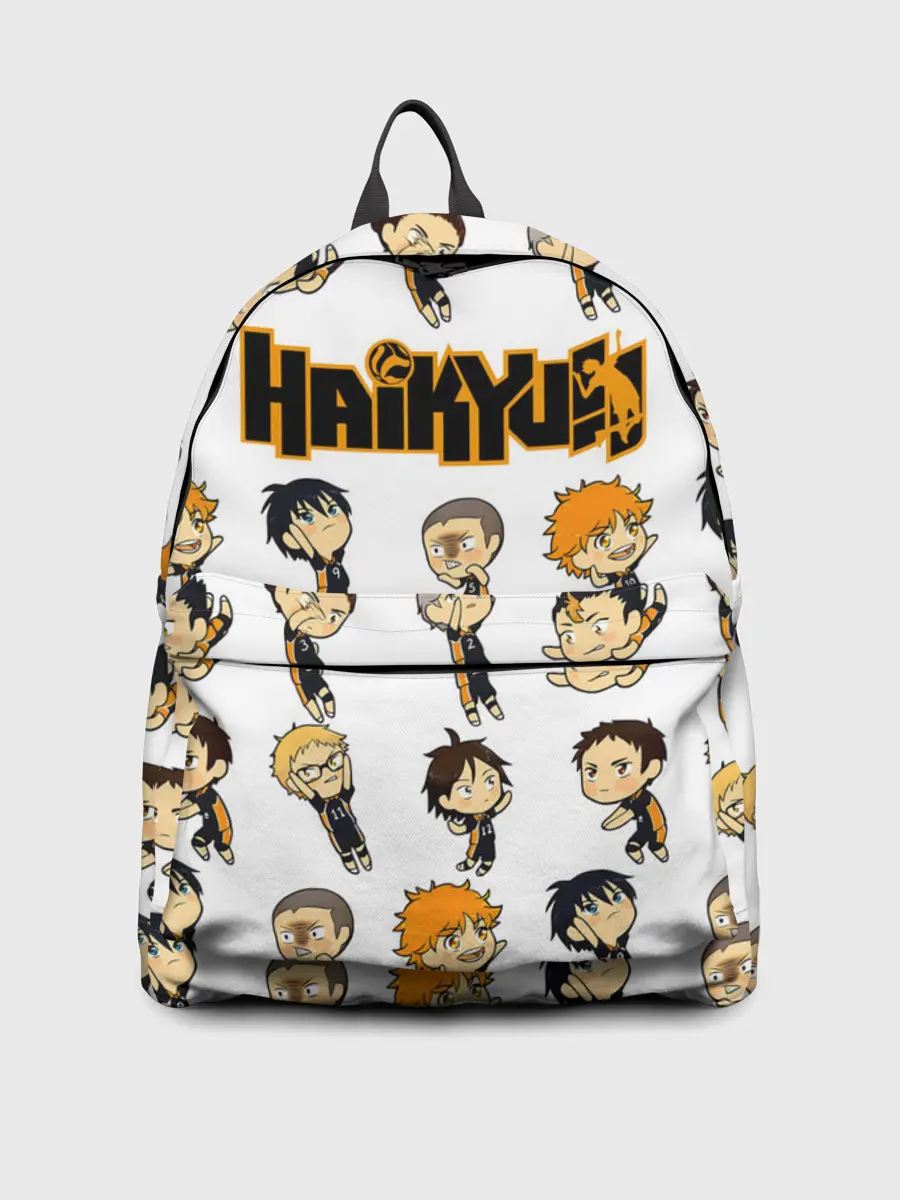 Рюкзак джинсовый / Команда школы Карасуно | Haikyuu!!