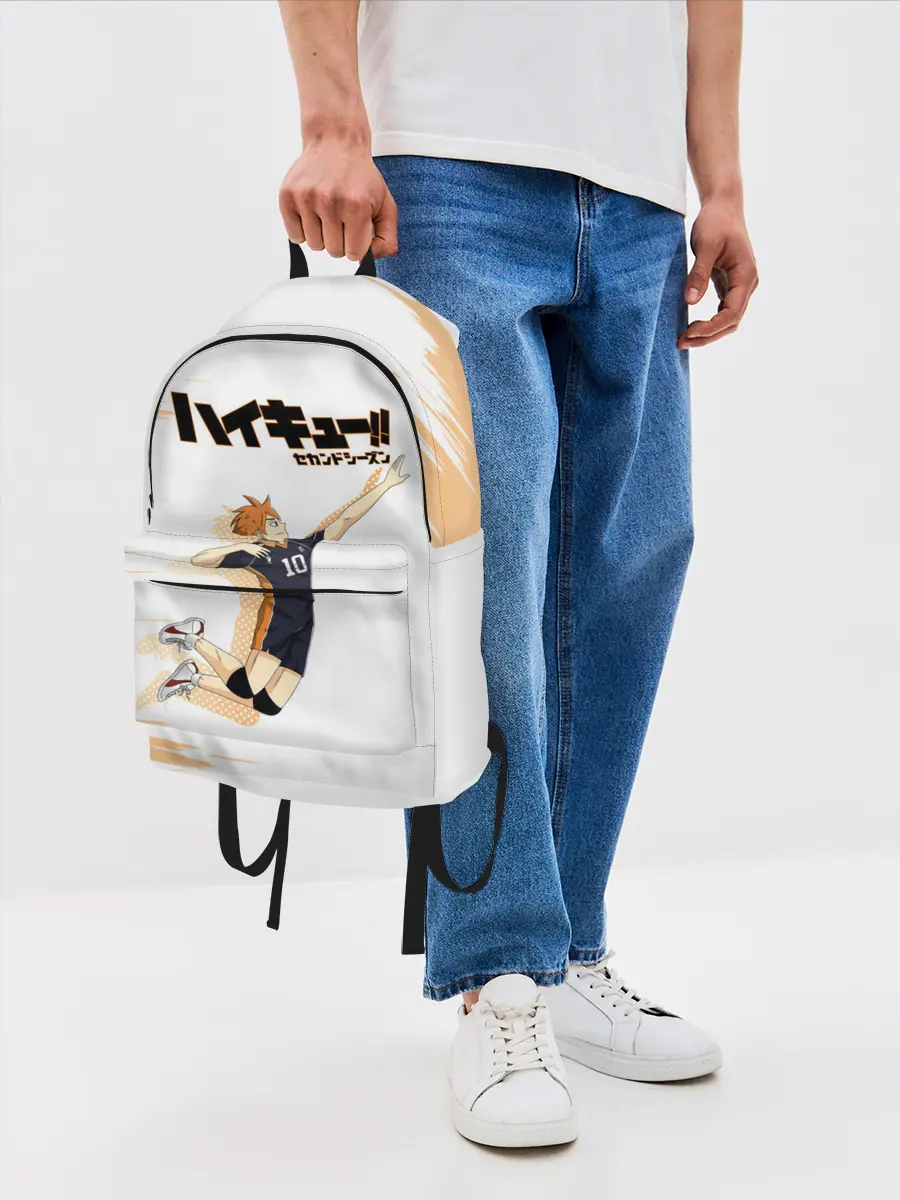 Рюкзак джинсовый / Шоё Хината | Haikyuu!!