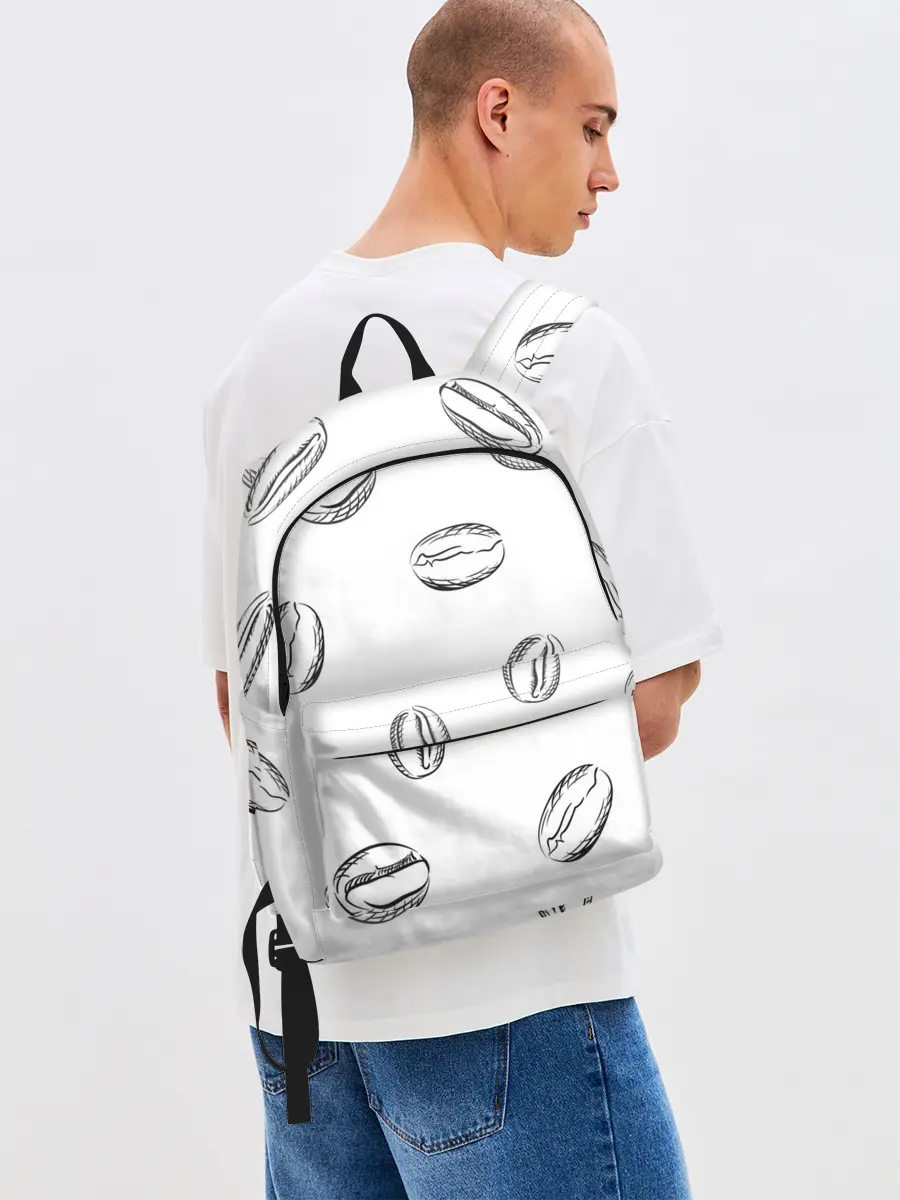 Рюкзак джинсовый / Кофейные зёрна