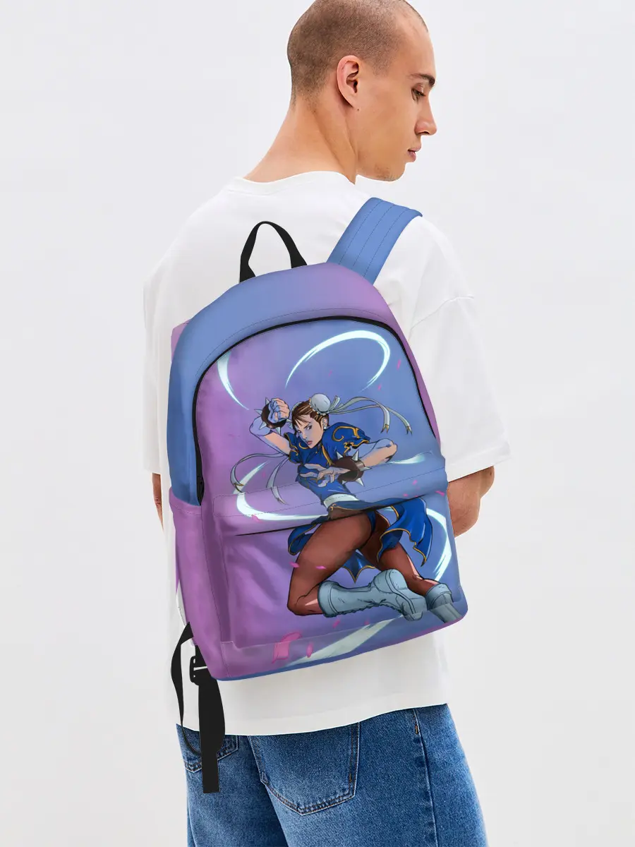 Рюкзак джинсовый / Dengerous Chun Li