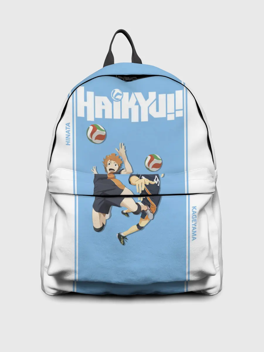 Рюкзак джинсовый / Хината и Кагеяма | Haikyuu!!