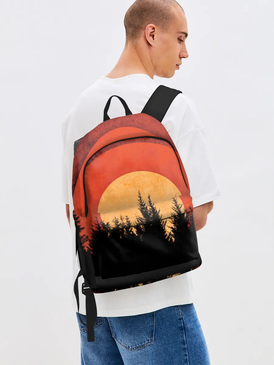 Рюкзак джинсовый / ЛЕСНИК 3D