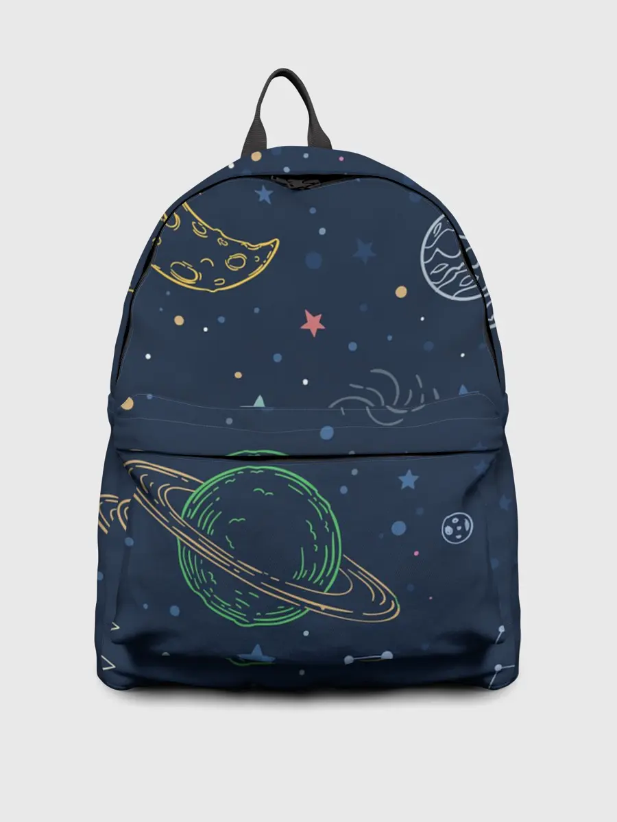 Рюкзак джинсовый / Космическая одиссея