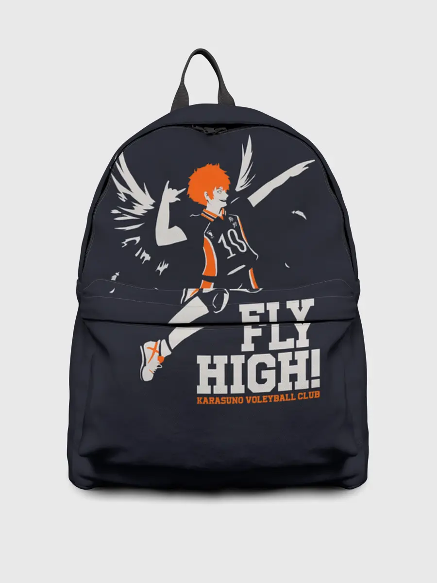 Рюкзак джинсовый / fly high! Шоё Хината Haikyuu!!