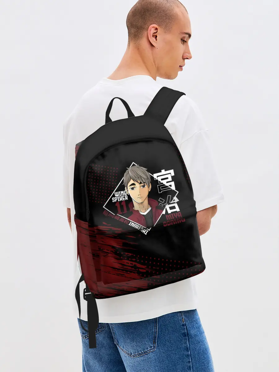 Рюкзак джинсовый / Осаму Мия | Haikyuu!!