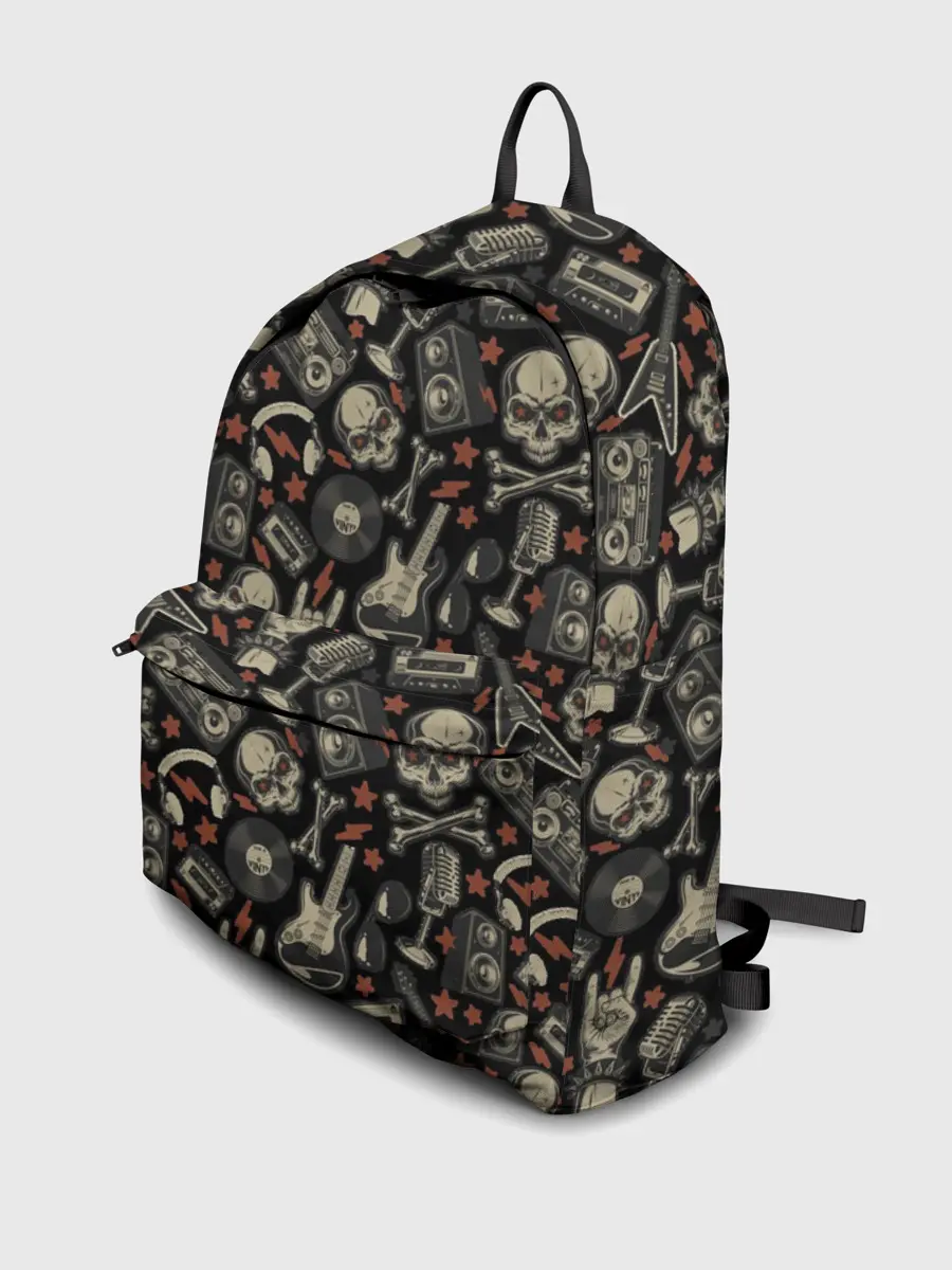 Рюкзак джинсовый / Scull_pattern_rock