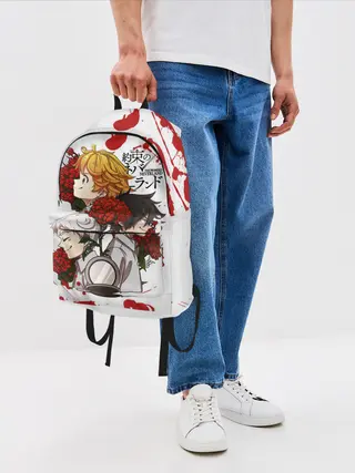 Рюкзак джинсовый / Yakusoku no Neverland