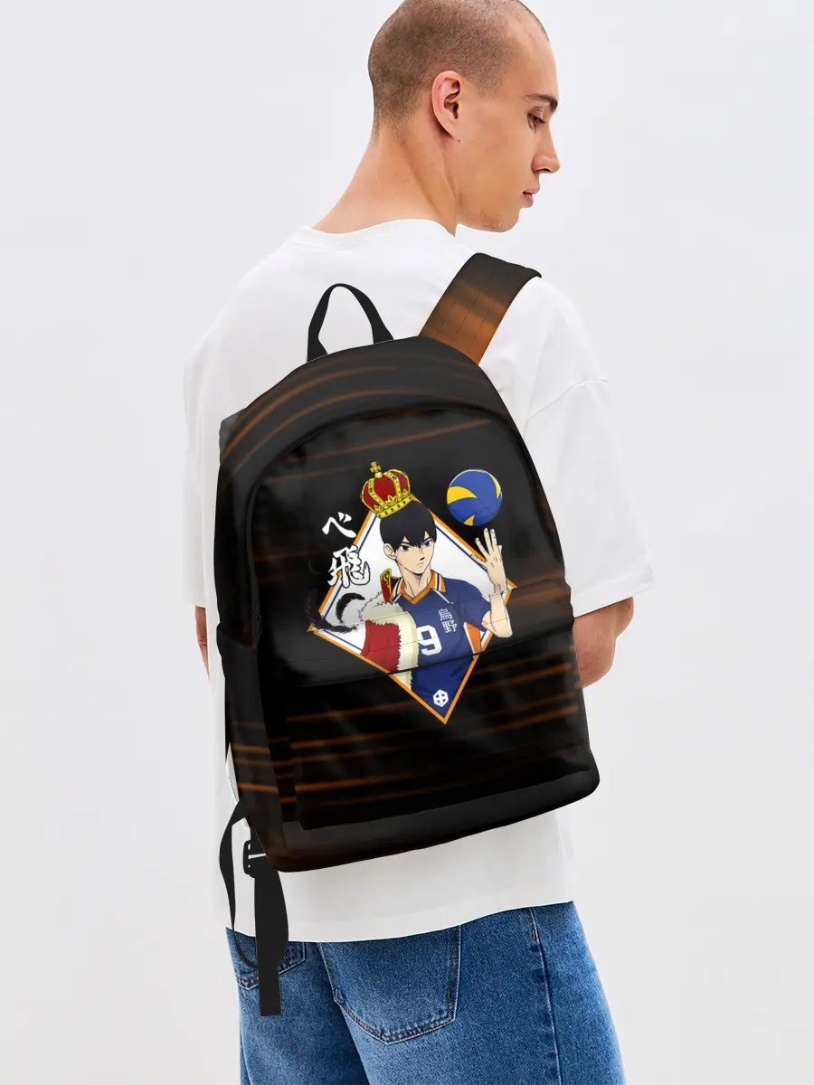 Рюкзак джинсовый / Тобио Кагеяма король Haikyuu!!