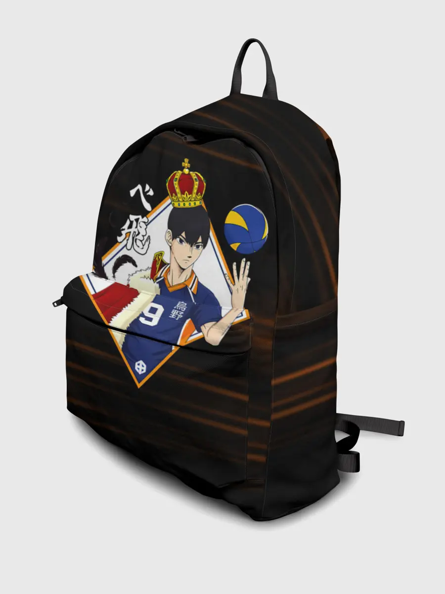 Рюкзак джинсовый / Тобио Кагеяма король Haikyuu!!