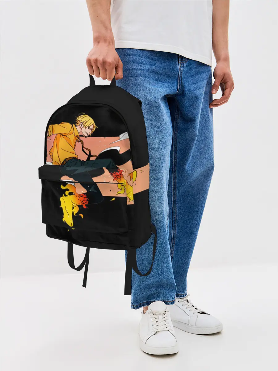 Рюкзак джинсовый / Винсмок Санджи из One Piece