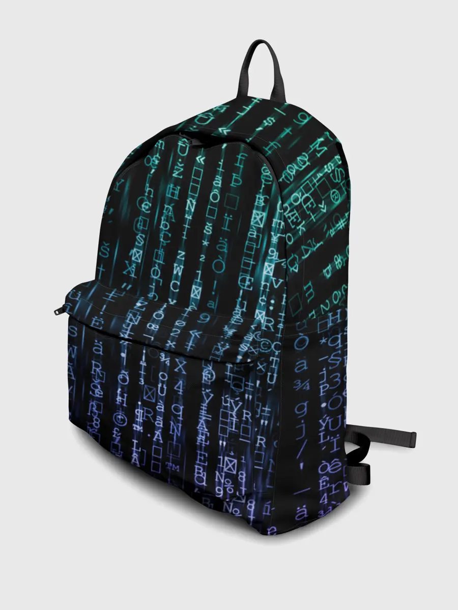 Рюкзак джинсовый / Матрица 3D