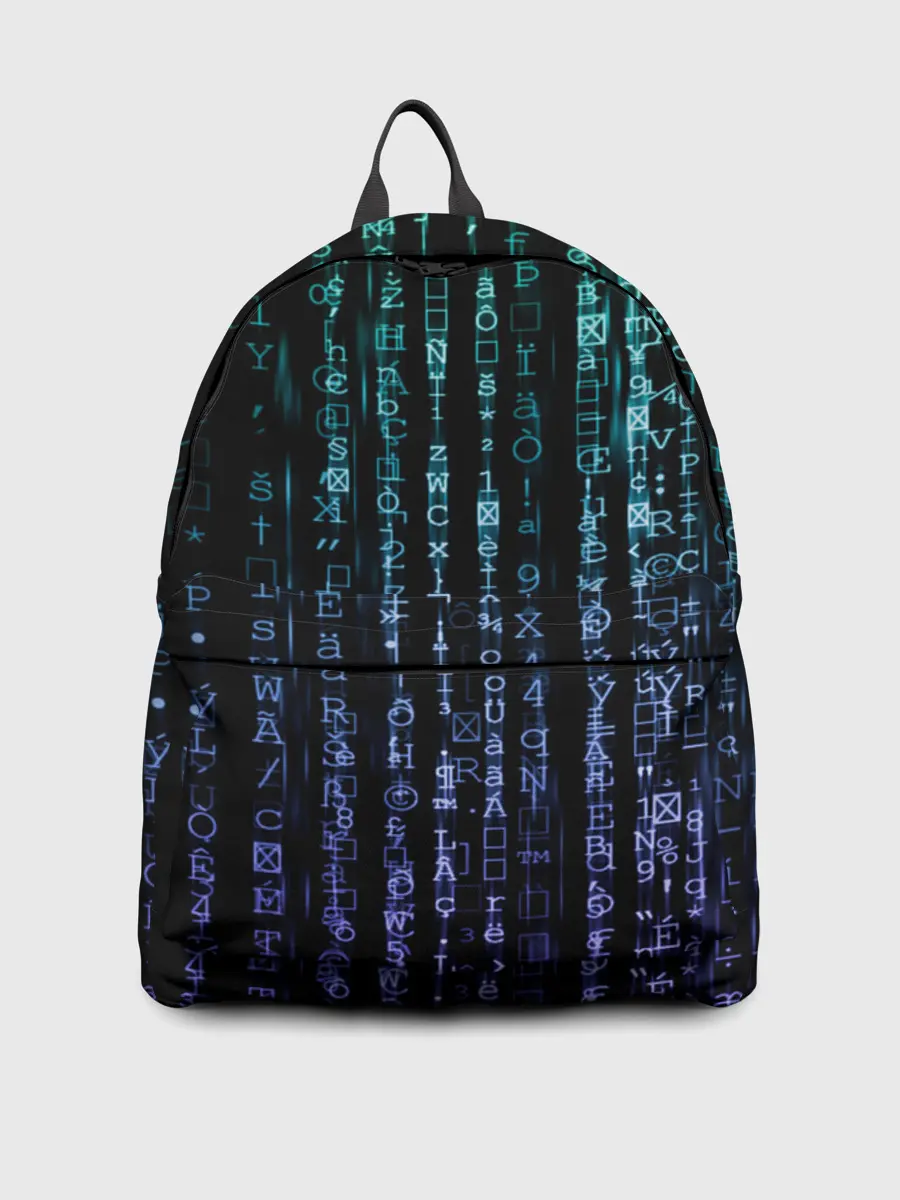 Рюкзак джинсовый / Матрица 3D