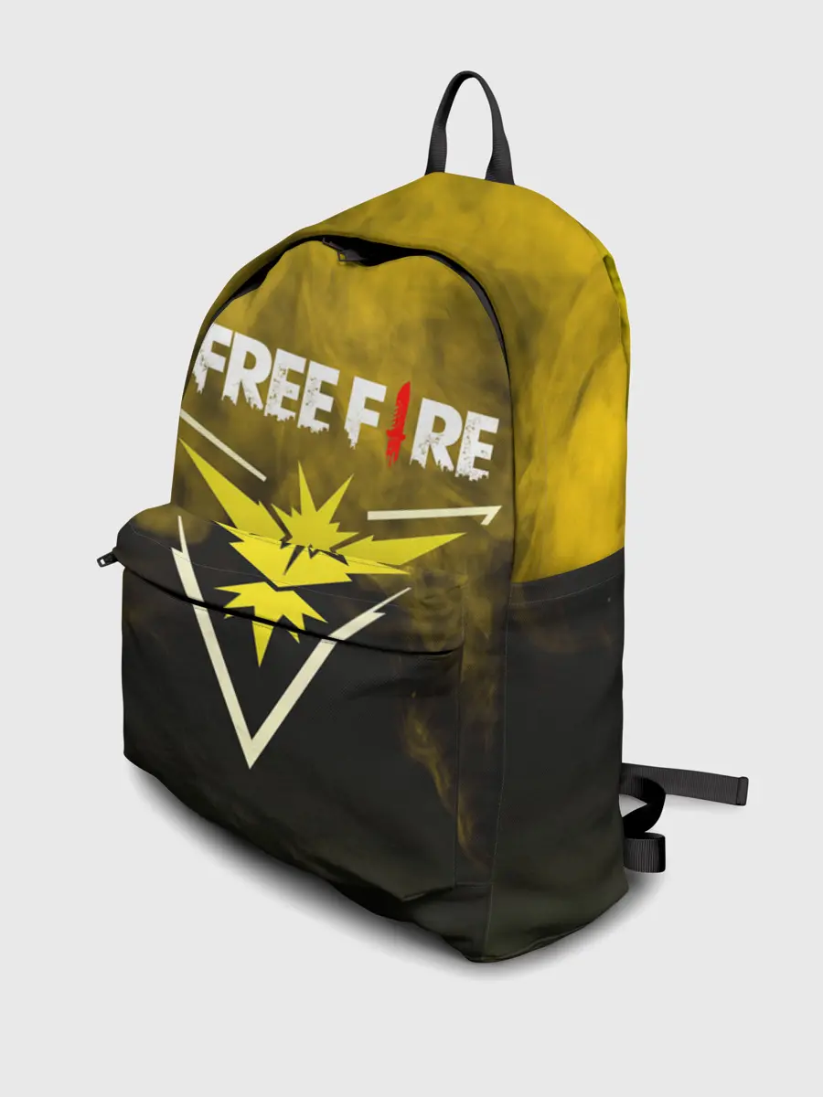 Рюкзак джинсовый / FREEFIRE | YELLOW SMOKE