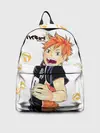 Рюкзак джинсовый / Мощный удар Шоё Хината Haikyuu!!