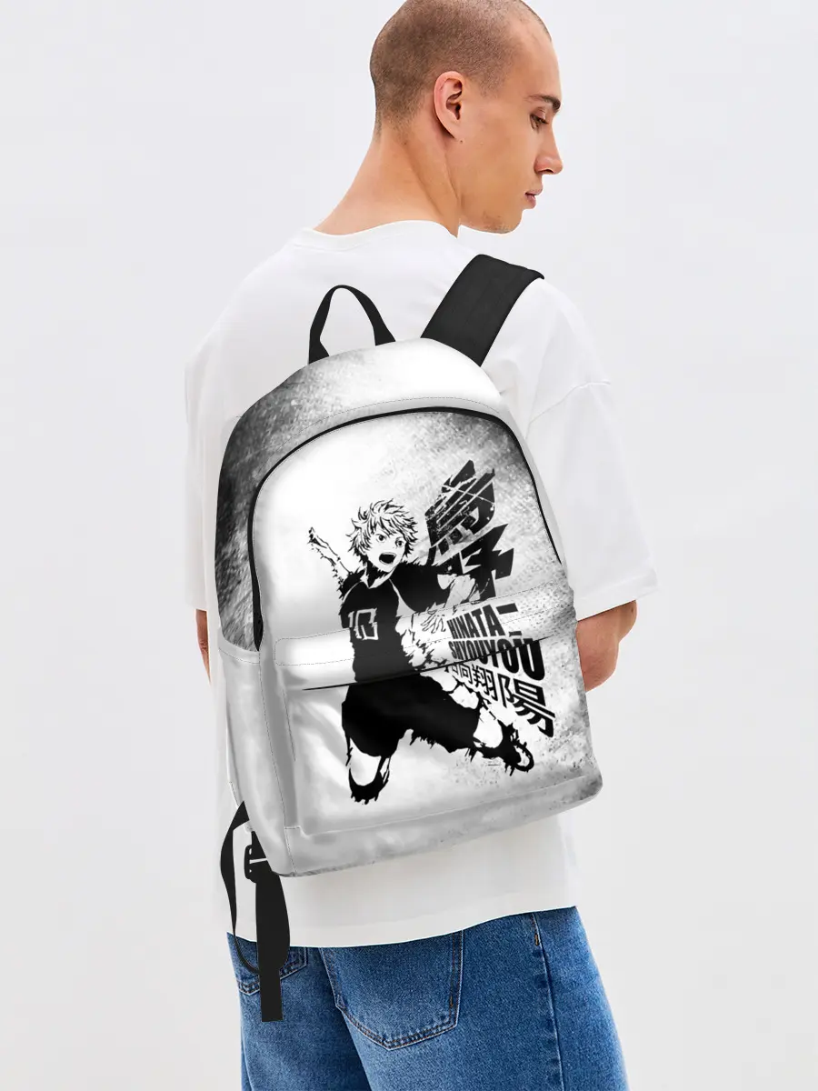 Рюкзак джинсовый / Шоё Хината удар сверху Haikyuu!!