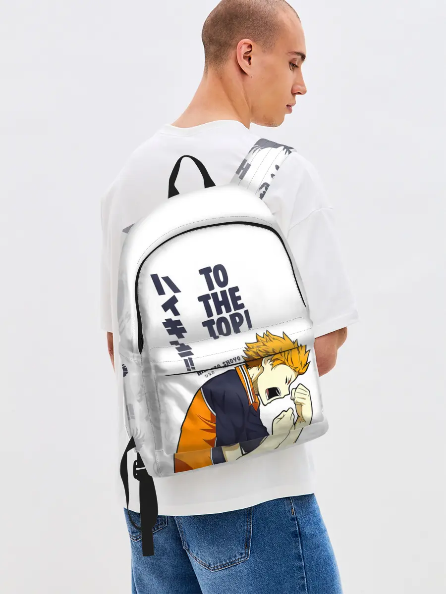 Рюкзак джинсовый / TO THE TOP! Hinata Shoyo