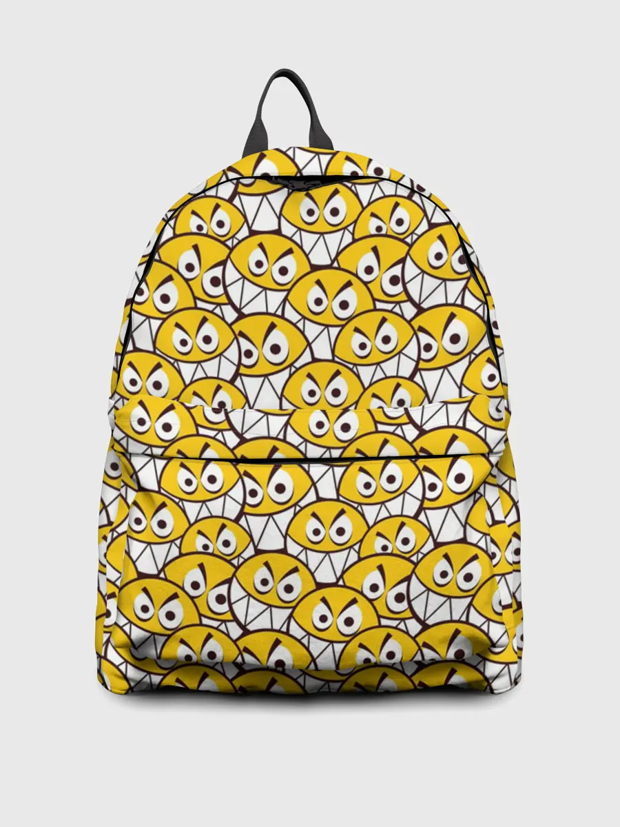 Рюкзак джинсовый / Злые Смайлы