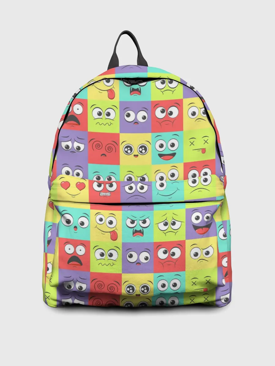 Рюкзак джинсовый / Эмоции