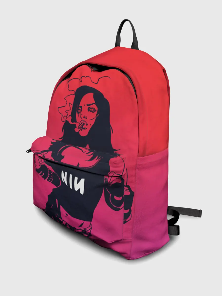 Рюкзак джинсовый / Фанатка NIN