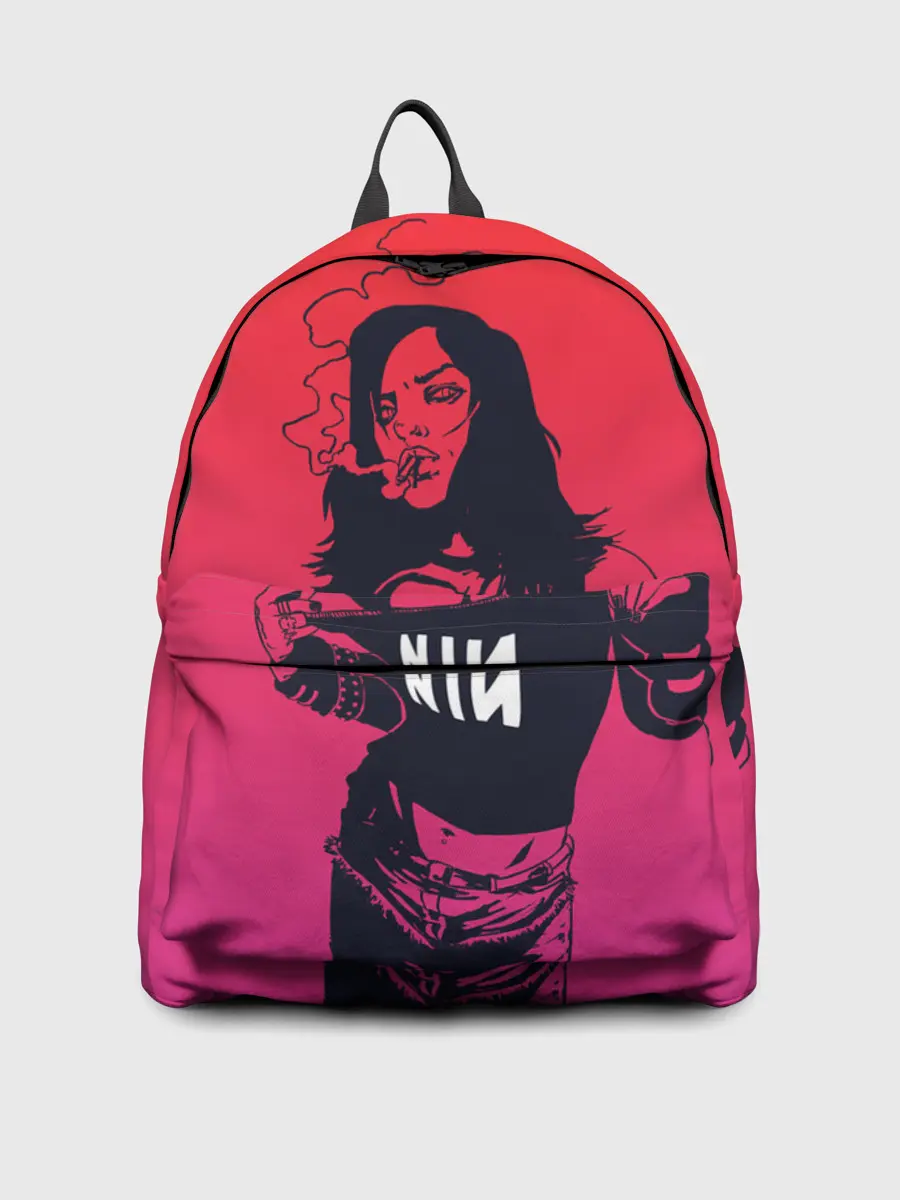 Рюкзак джинсовый / Фанатка NIN