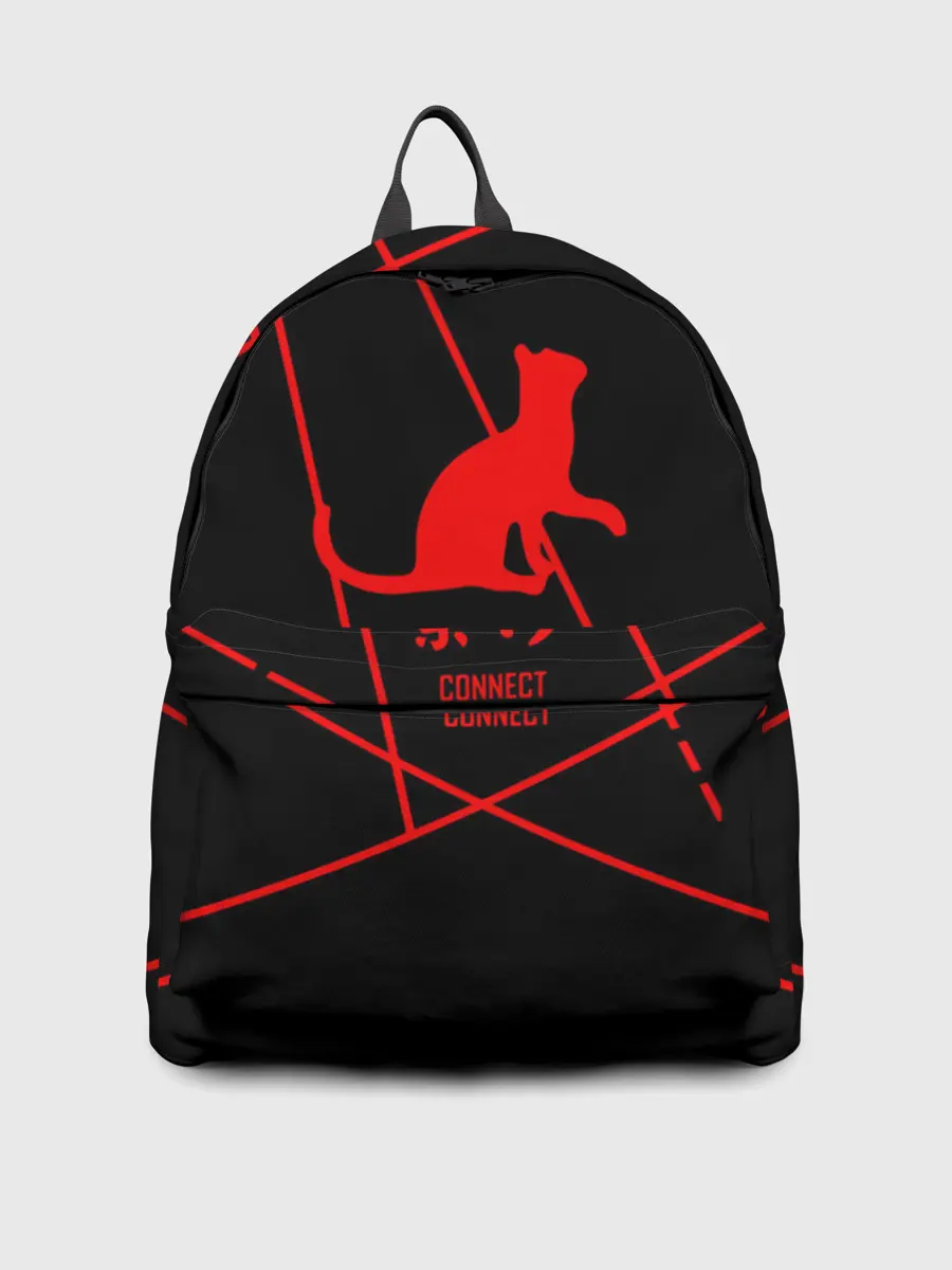 Рюкзак джинсовый / Старшая Некома кот | Haikyuu!!