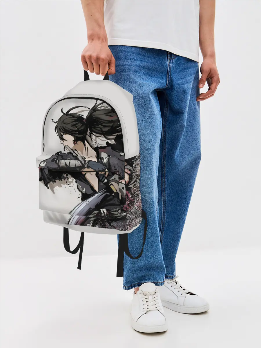 Рюкзак джинсовый / ЯРОСТЬ ХЯККИМАРУ | ДОРОРО