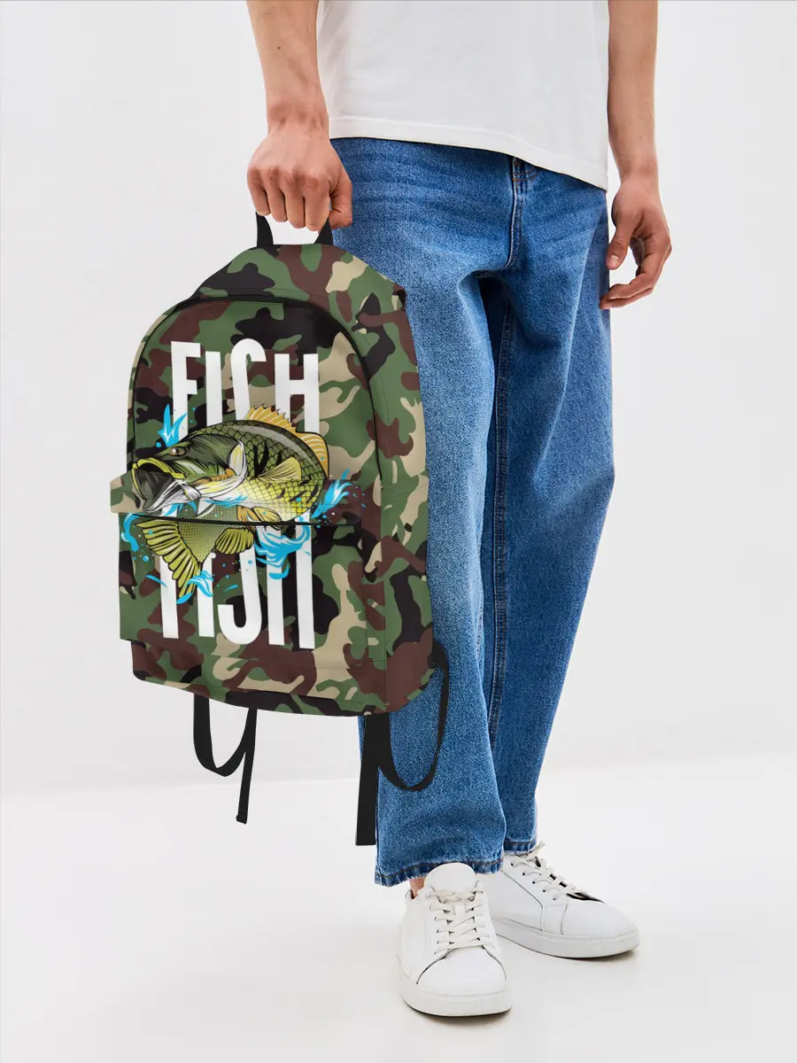 Рюкзак джинсовый / Рыблака камуфляж