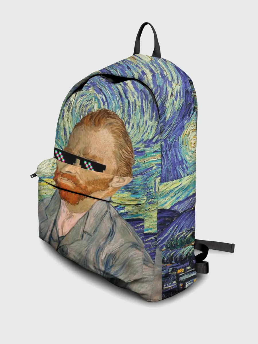 Рюкзак джинсовый / Ван Гог - Deal with it