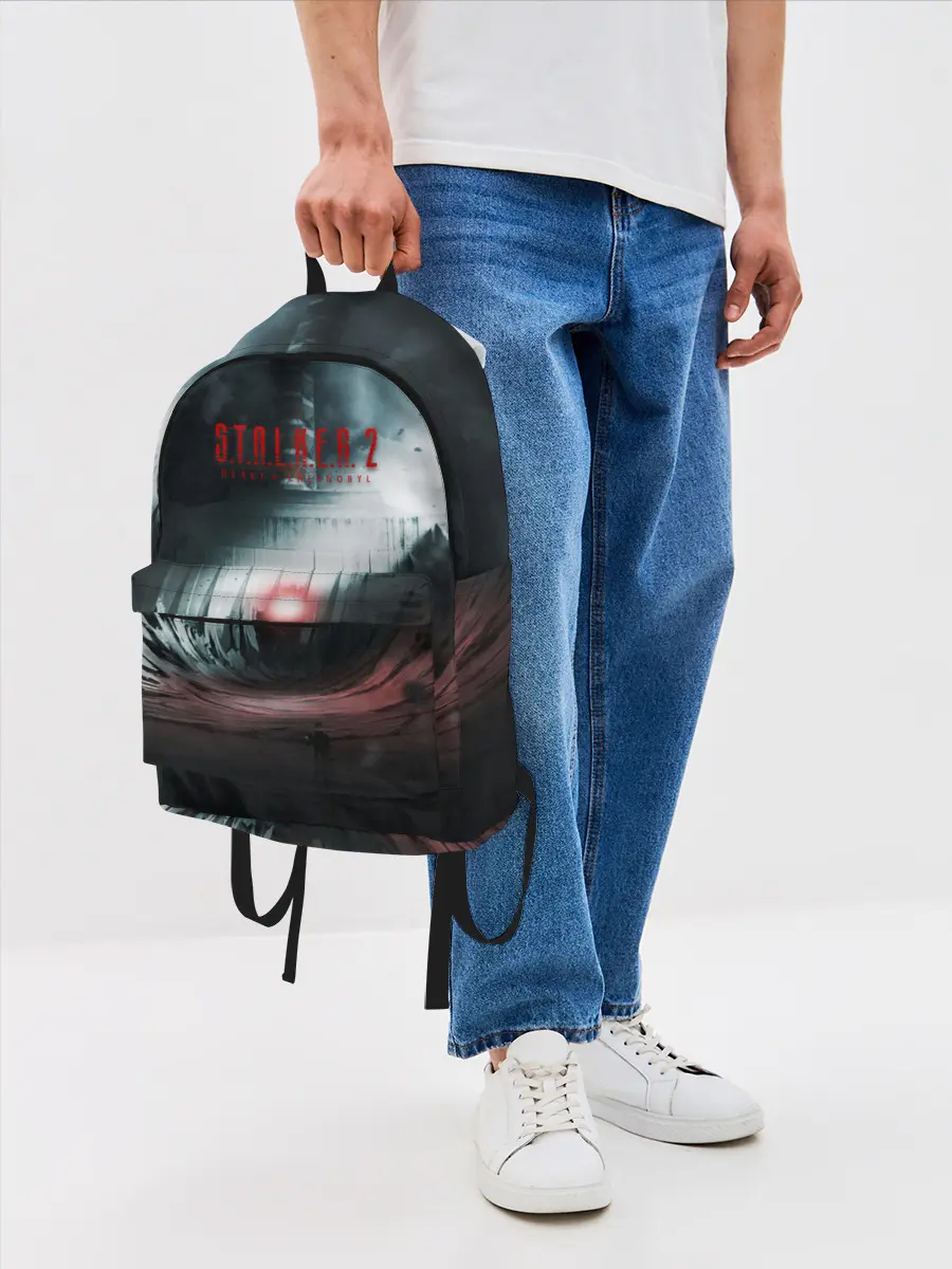 Рюкзак джинсовый / Сердце Чернобыля