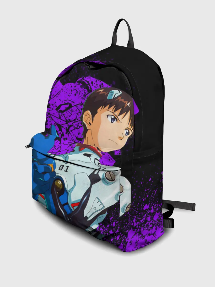 Рюкзак джинсовый / ЕВАНГЕЛИОН