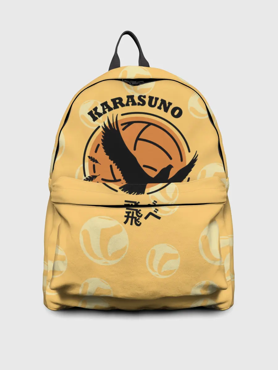 Рюкзак джинсовый / Старшая школа Карасуно Haikyu!