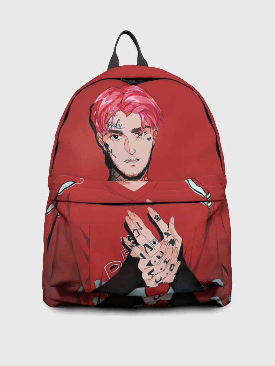 Рюкзак джинсовый / Red Lil Peep