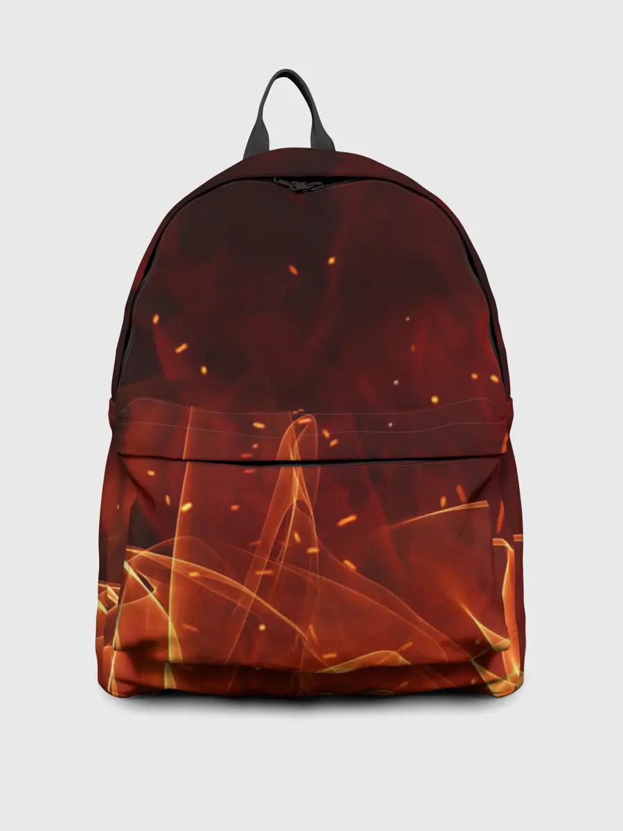 Рюкзак джинсовый / ПЛАМЯ 3D