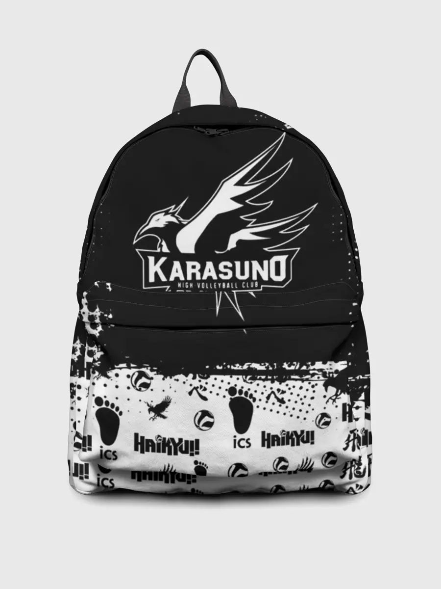 Рюкзак джинсовый / Старшая школа Карасуно