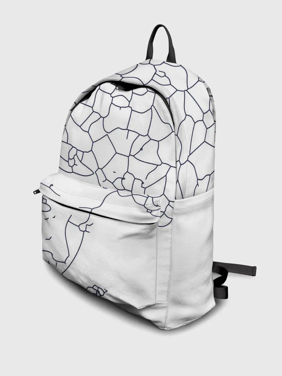 Рюкзак джинсовый / Афро абстракция