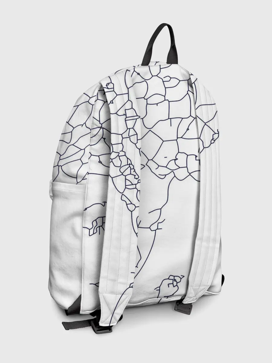 Рюкзак джинсовый / Афро абстракция