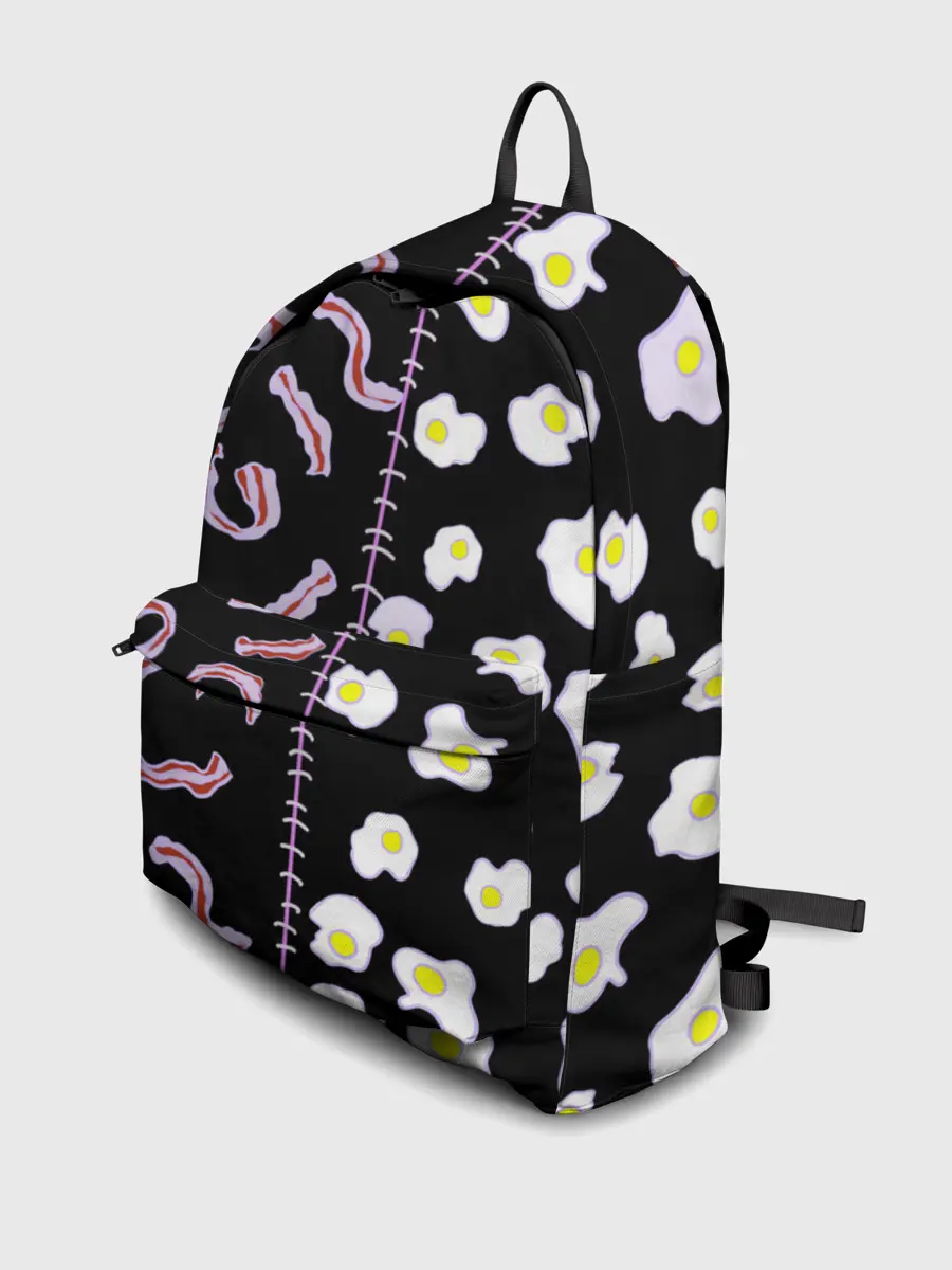 Рюкзак джинсовый / Яичница с беконом